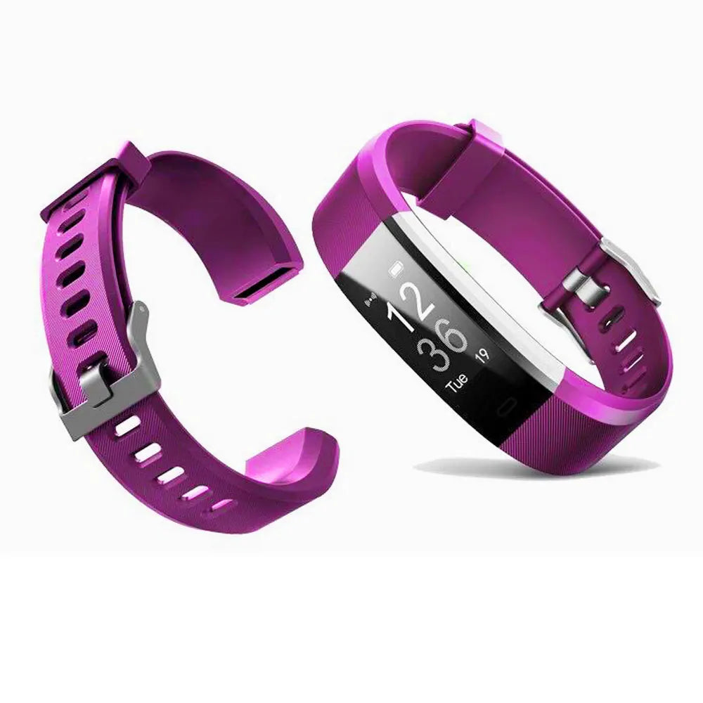 Silicone Watch Strap for ID115 plus Series Replacement Wrist Strap Band Watch Strap Bracele Accessories for ID115 plus Watchband